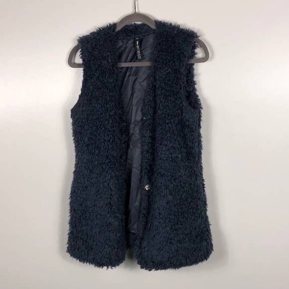 Design Lab | Faux Fur Teddy Bear Vest~S - Picture 2 of 9